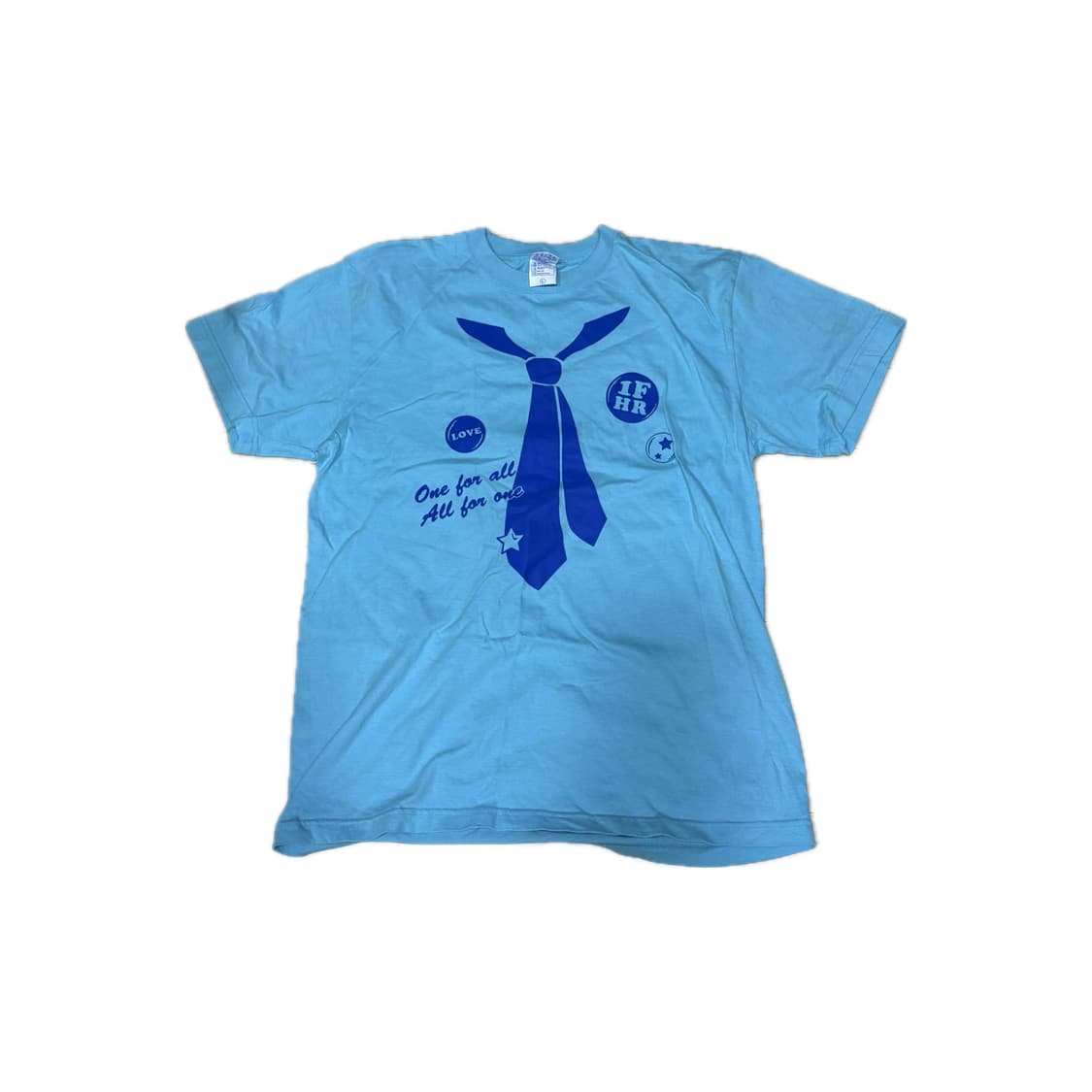 y2k 일본 빈티지 엔시티 위시 코어 넥타이 반팔 t shirt 상품이미지1