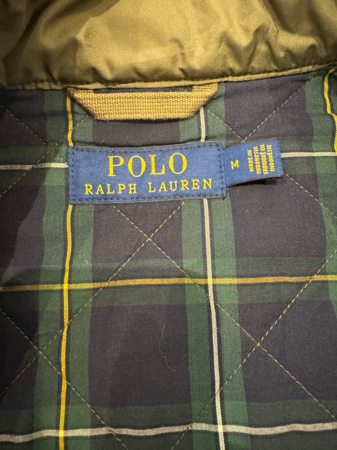 폴로 랄프로렌 퀼팅 해링턴 자켓 M 상품이미지3