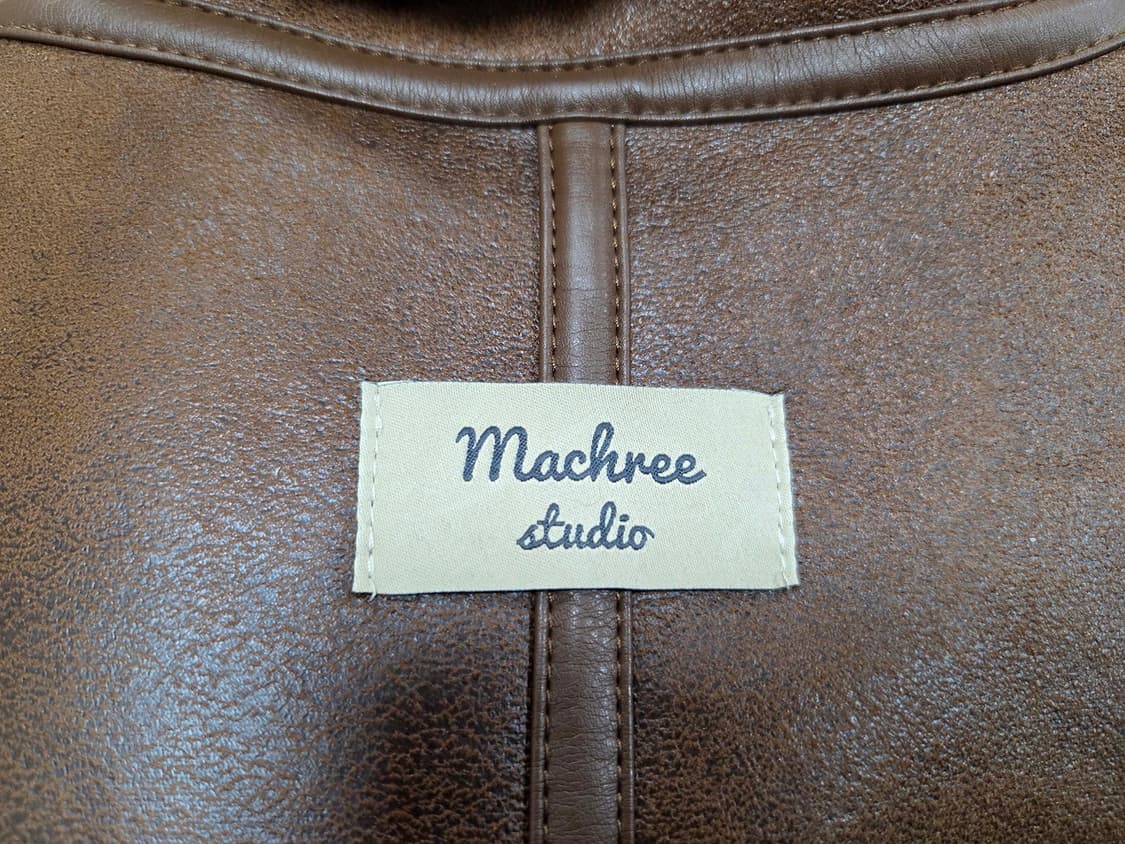 매크리(MACHREE) 리버시블 베스트무스탕 프리사이즈 새상품 상품이미지10