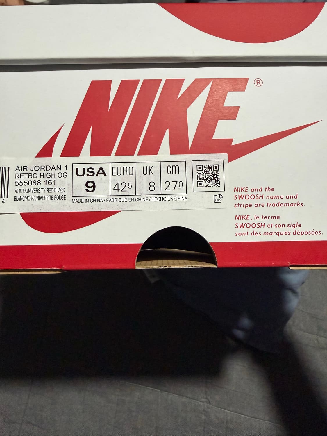 에어 조던 1 레트로 하이 OG 헤리티지 상품이미지1