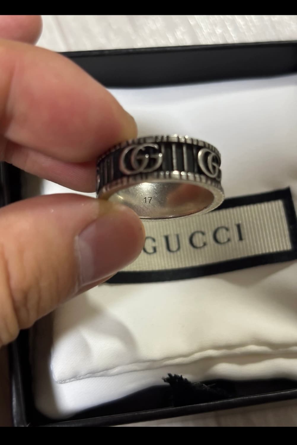 구찌 더블G링 팝니다. 17호  상품이미지2
