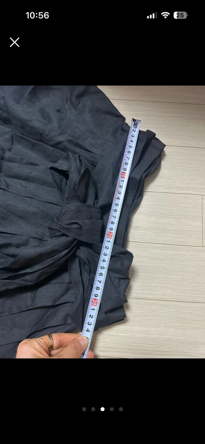 JIAKIM 블랙 리본 치마 반바지 상품이미지3