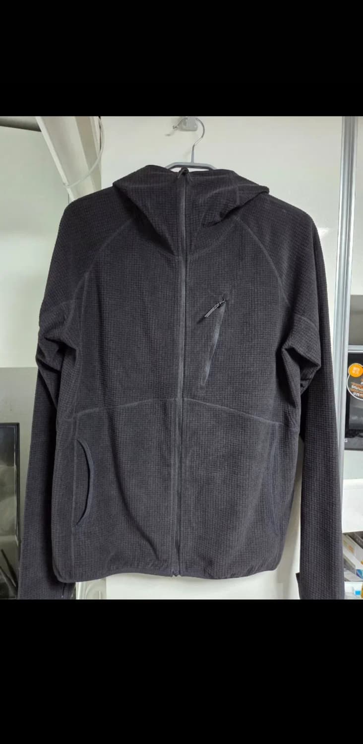 무탠다드 시티 레저 그리드 폴라 플리스 바라클라바 후디드 집업 상품이미지3