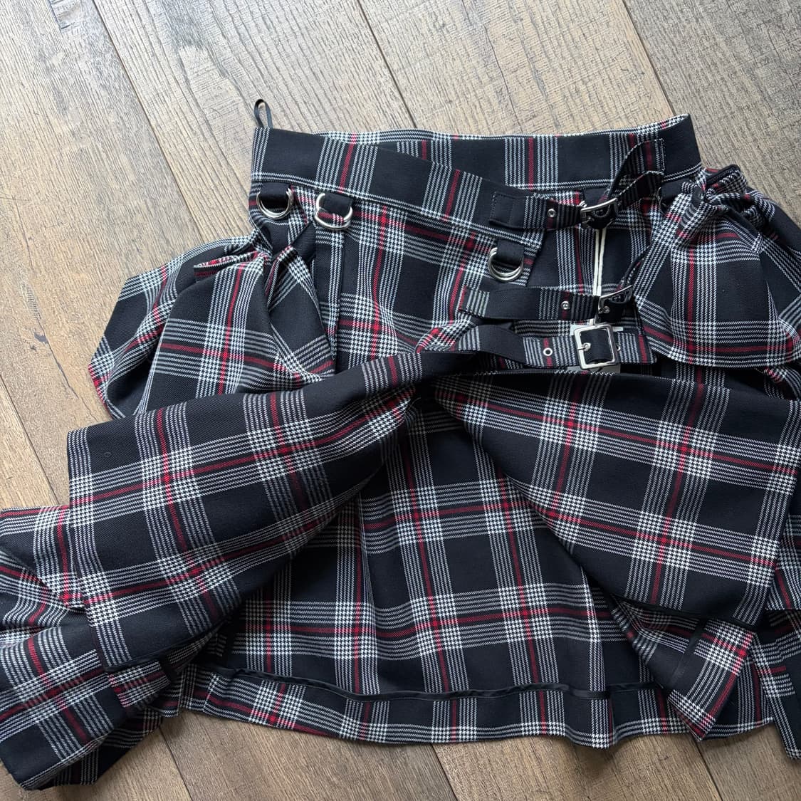 Pocket Transformed Detail Belt Skirt 상품이미지4