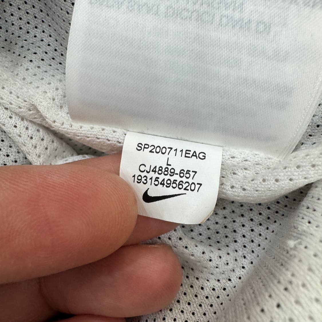 L 나이키 스우시 빅로고 바람막이 자켓  상품이미지8