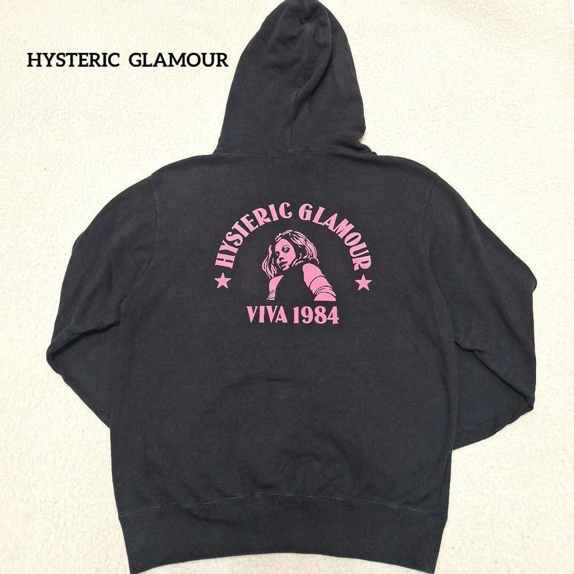 히스테릭 글래머 비바 1984 히스걸 후드티 상품이미지1