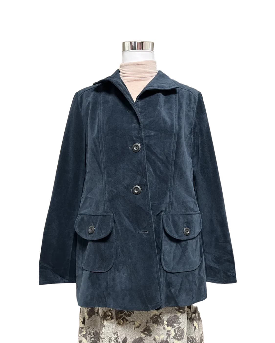 Navy suede jacket 상품이미지6
