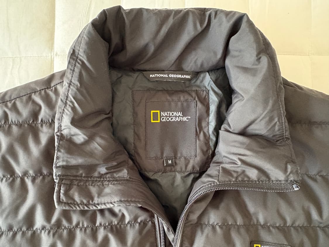 내셔널지오그래픽 남성 덕다운 경량 패딩 블랙 M 상품이미지5