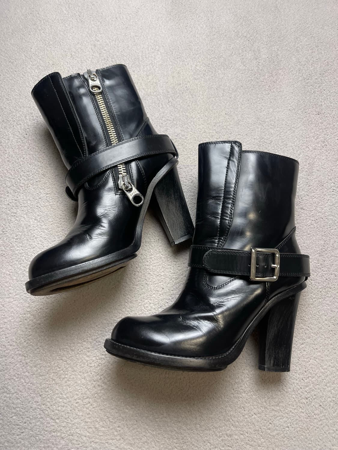 [37.5] Chloe 끌로에 레더 부츠 -240-245 상품이미지1