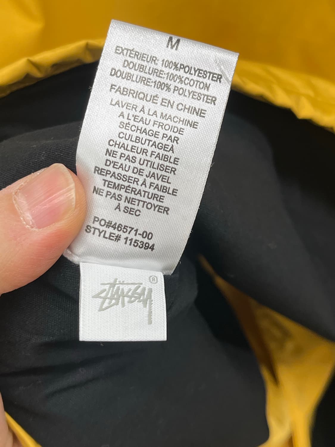 스투시 코치 자켓 머스타드 상품이미지5