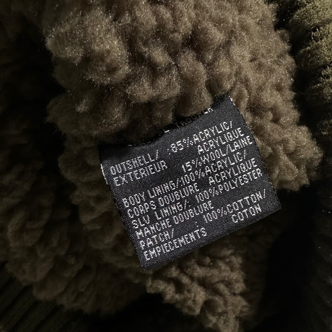 쇼트 쉐르파 니트 후드집업 상품이미지7