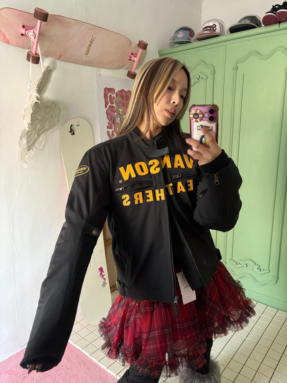 바이커  나일론 프로텍트 자켓 (m ) 상품이미지3