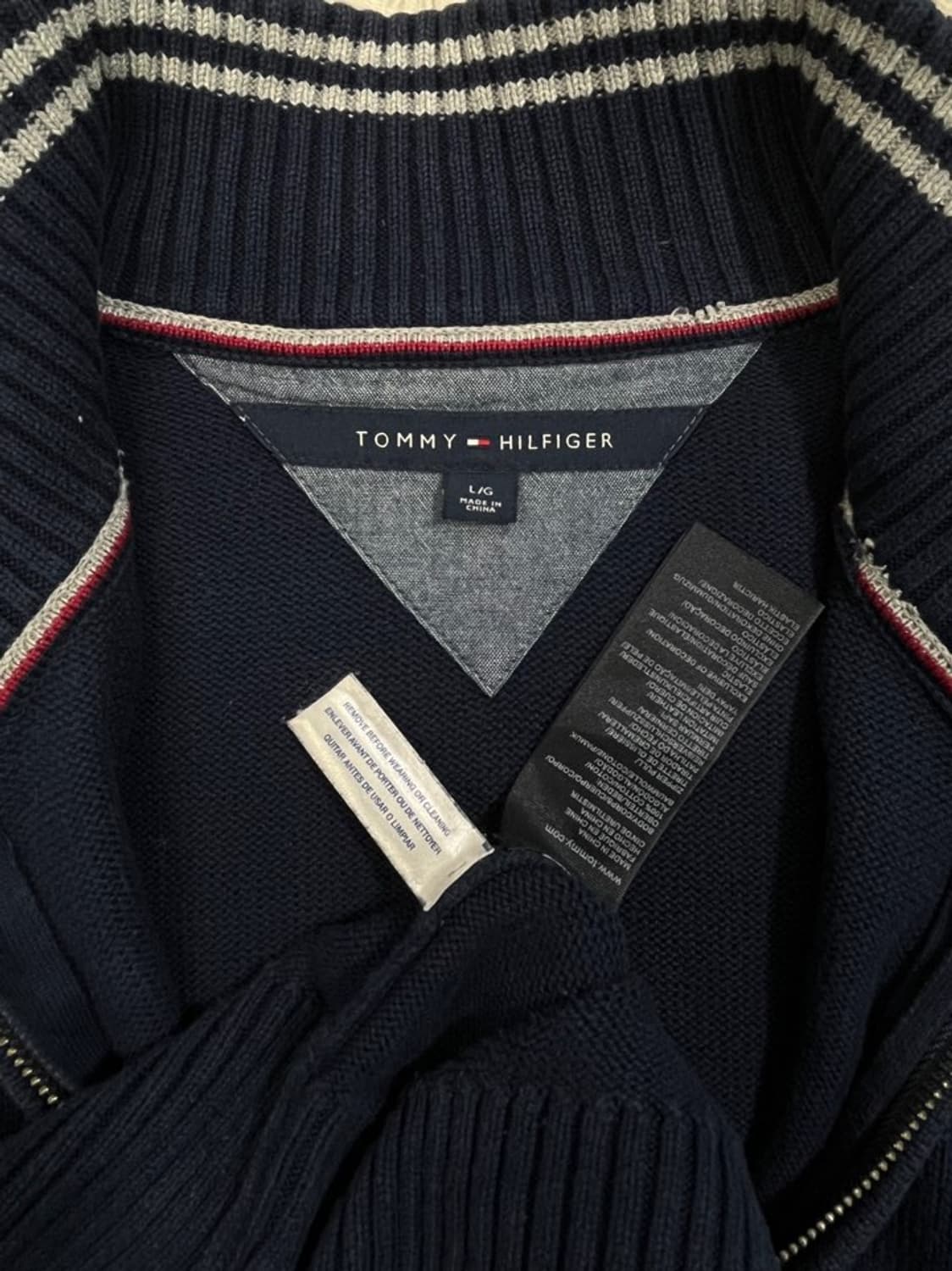 타미 힐피거 니트 집업 가디건/#532 상품이미지5