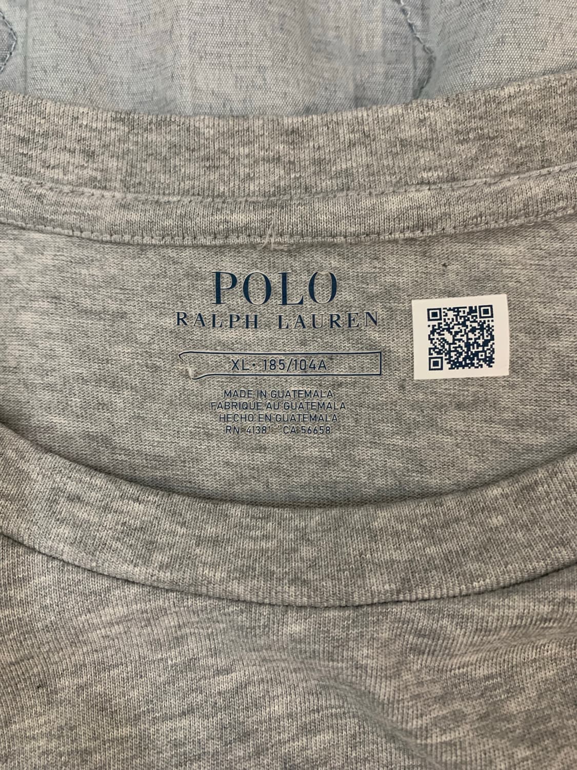 폴로 랄프로렌 그레이 반팔 티셔츠 상품이미지4