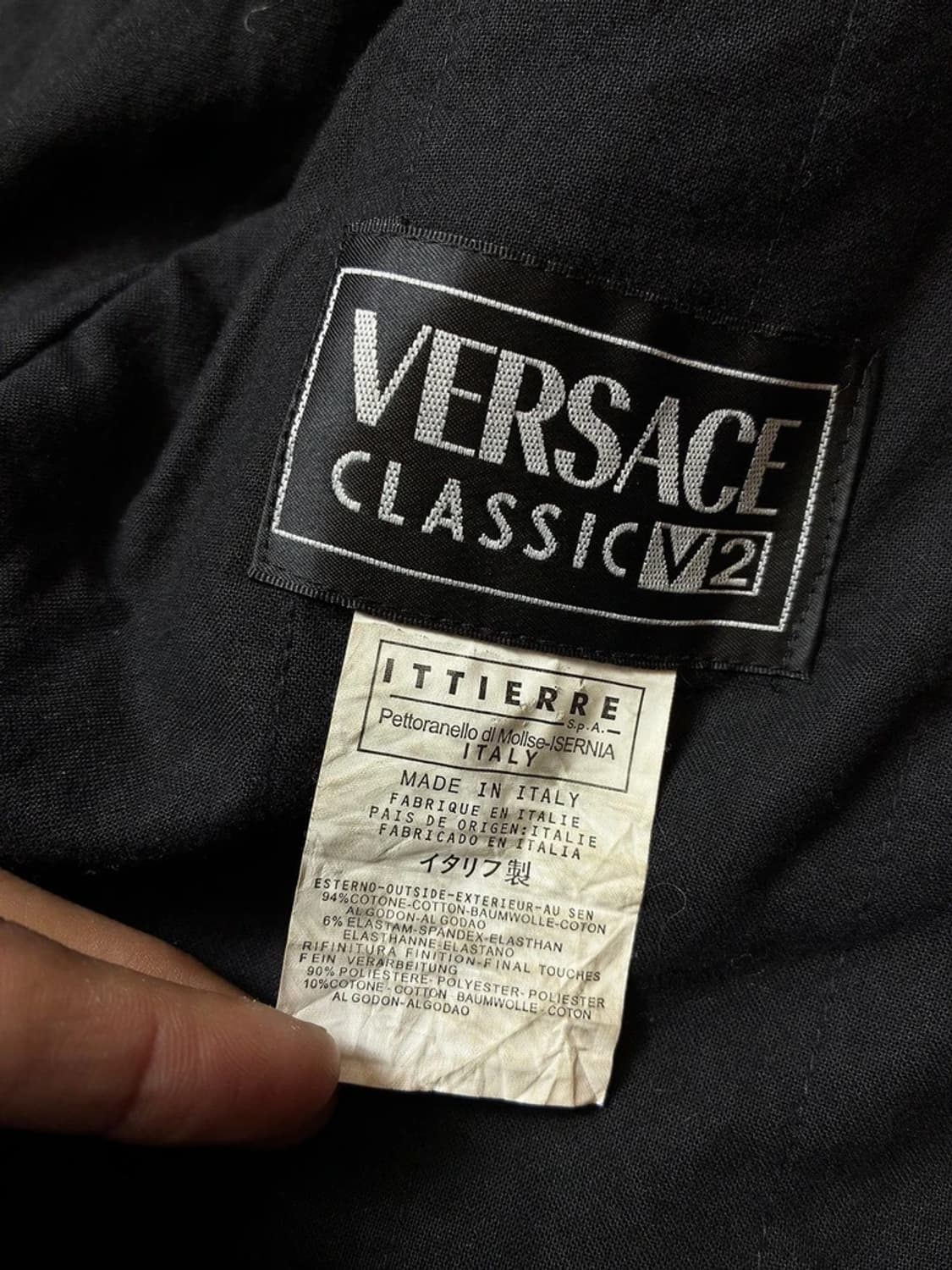 베르사체 00's 헤비코튼 유틸리티 N-2B 후디 자켓 PN8661 상품이미지10