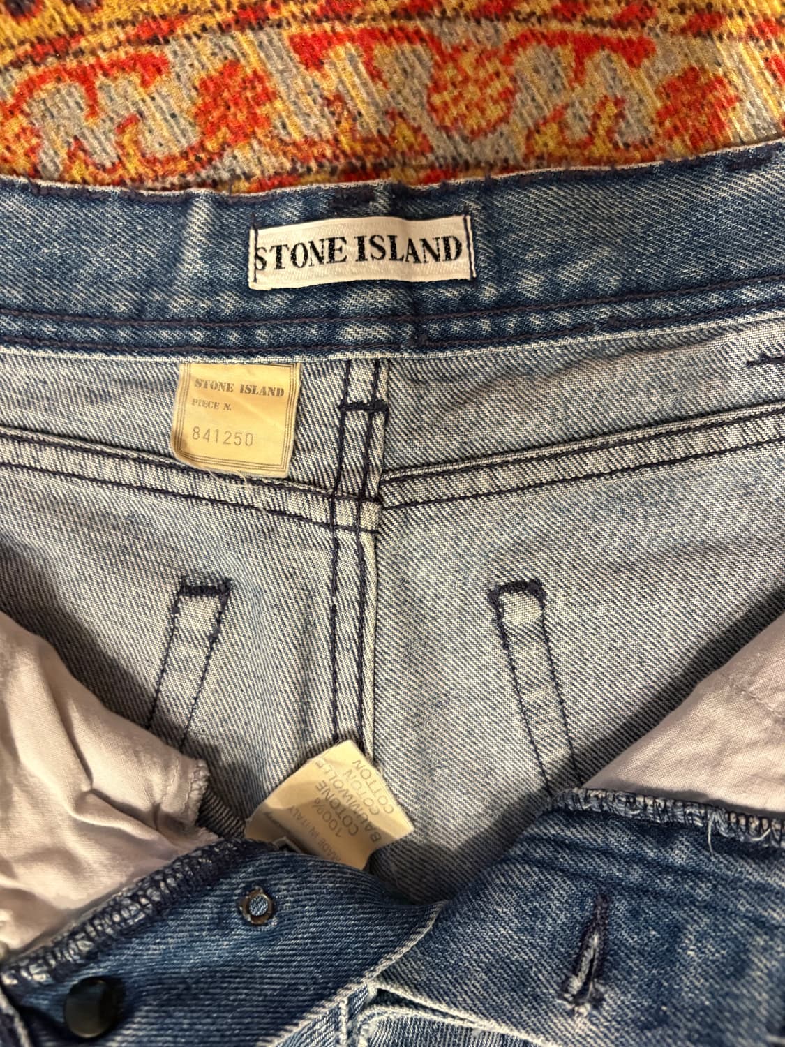 스톤아일랜드 80s 그린엣지 데님 청바지 상품이미지3