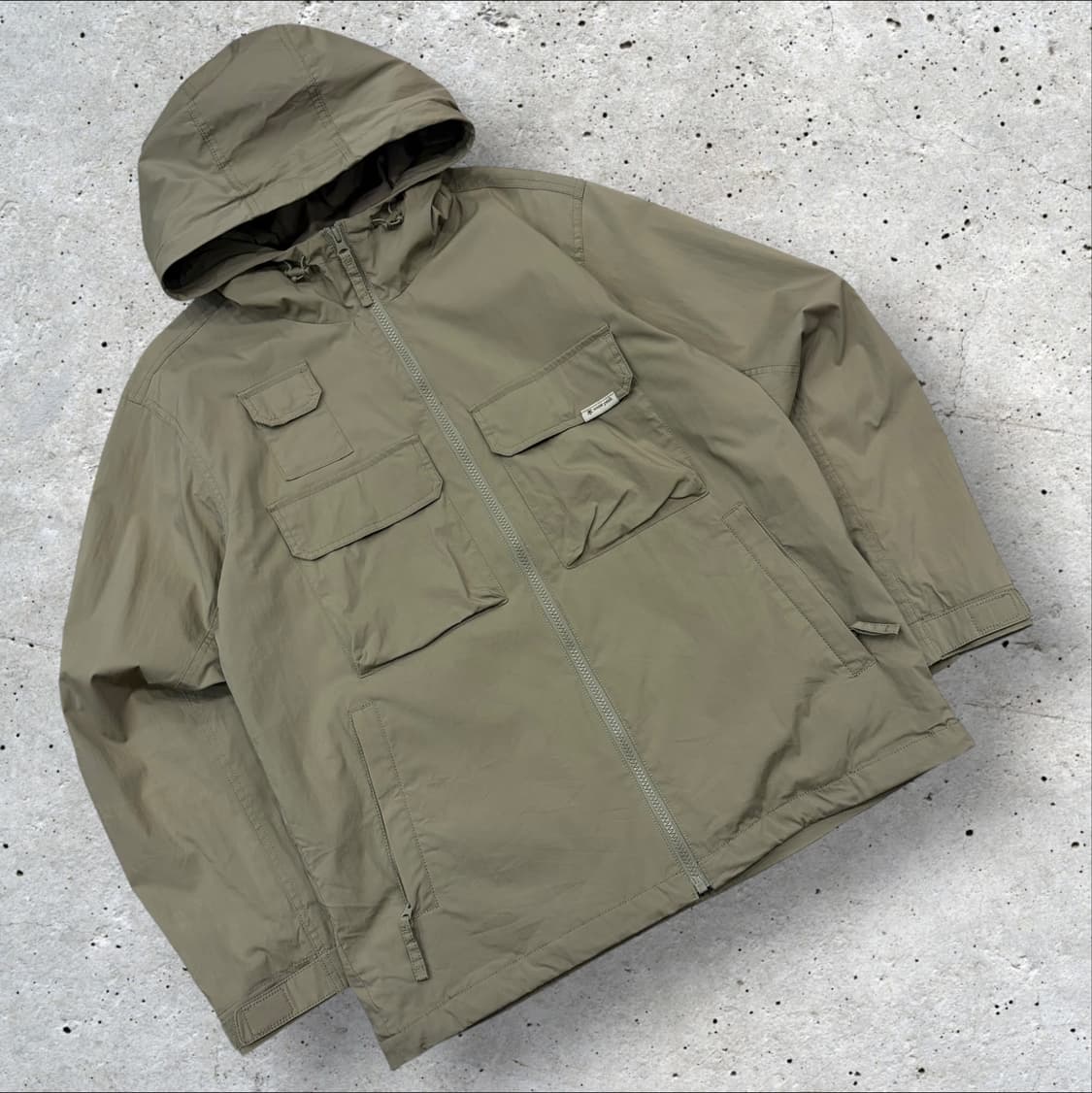 [95] 스노우피크 포켓 후드 야상 바람막이 자켓 카키 D192 상품이미지1