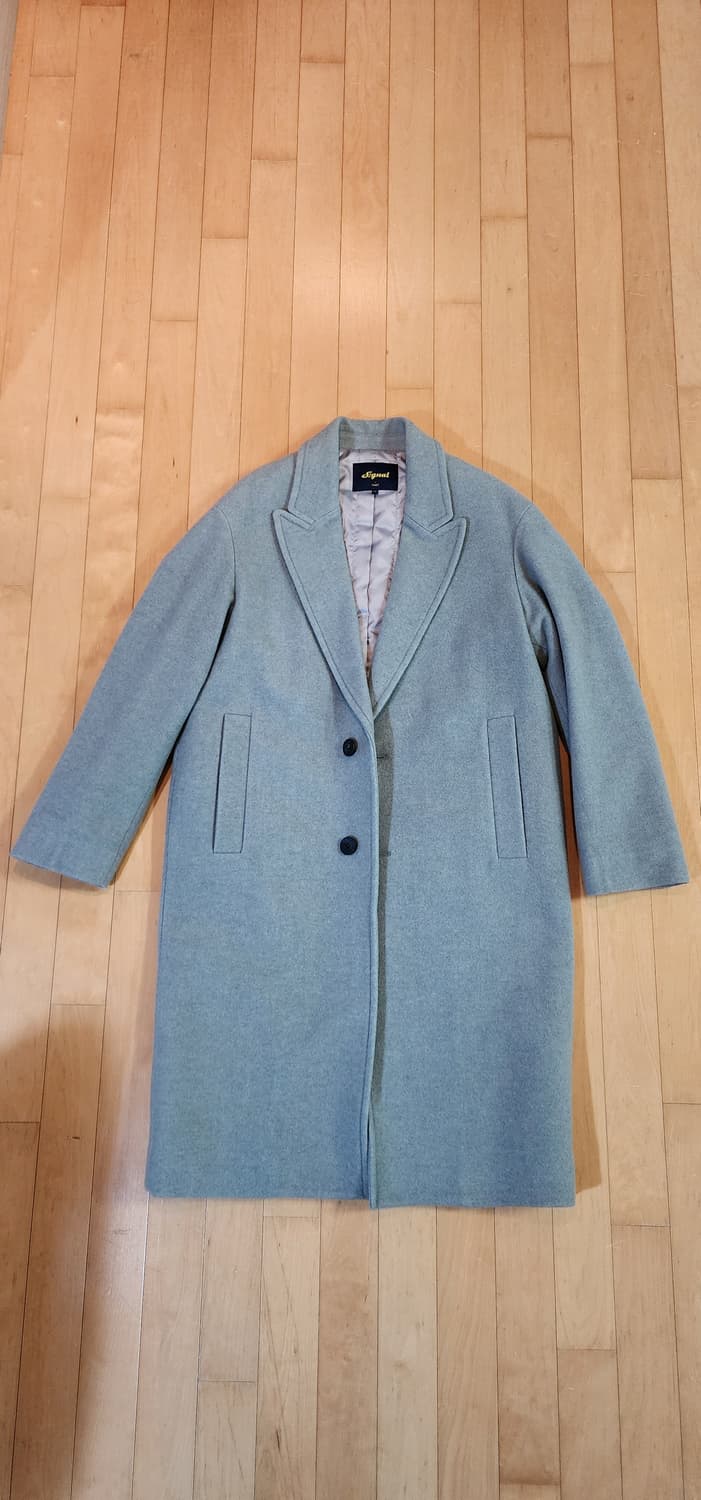 (새상품)TNGT 싱글 모직코트 오버핏 S~M 상품이미지4