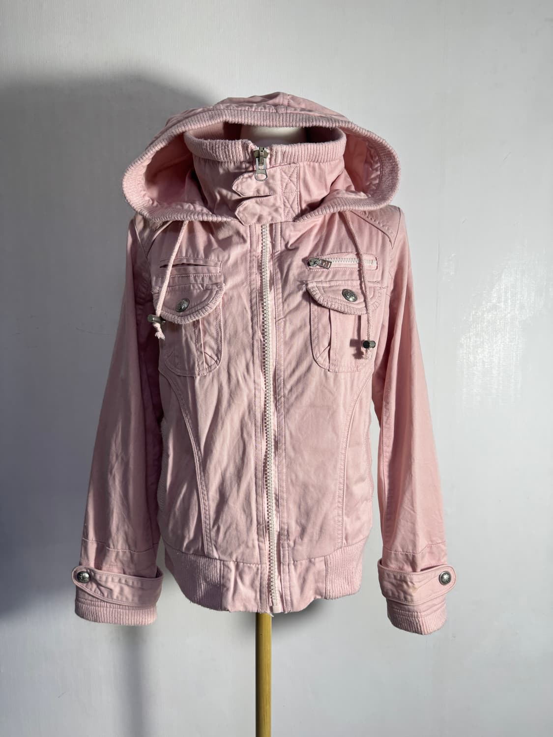 빈티지 멀티포켓 후드 자켓 y2k lgb goa 밀리터리 상품이미지2