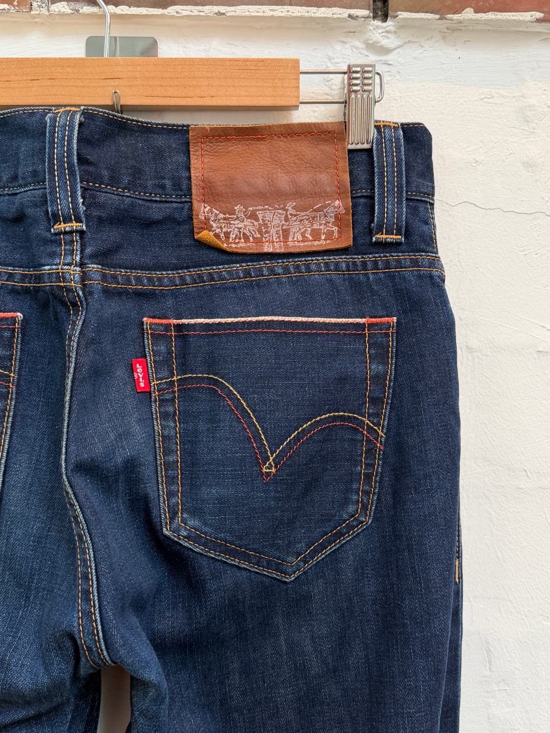 Levi Strauss 리바이스 딥 블루 셀비지 데님진 30x34 상품이미지5