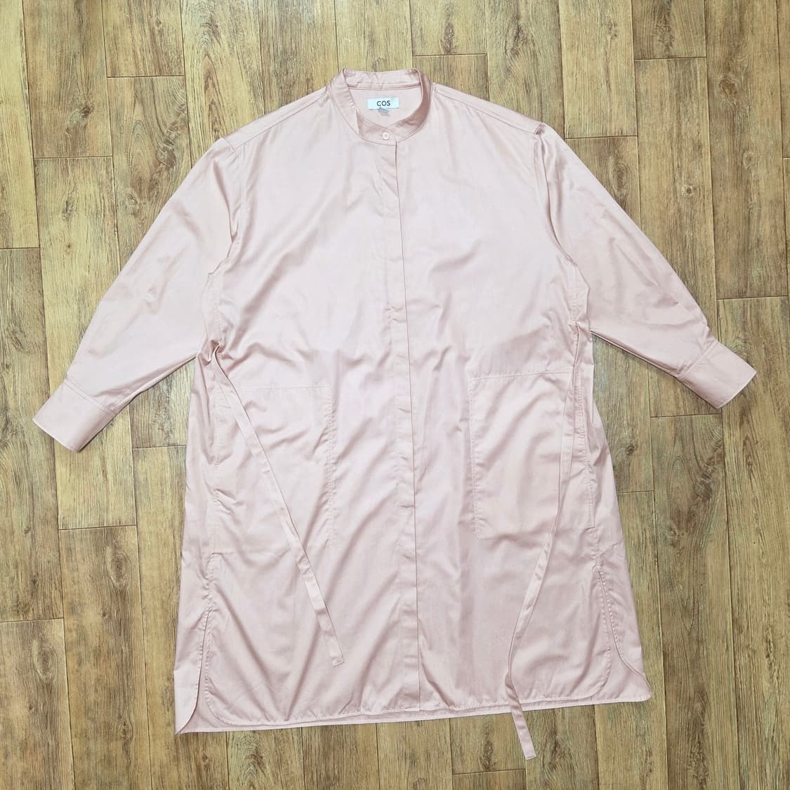 COS 오버사이즈 그랜대드 칼라 셔츠원피스 프리사이즈 상품이미지6