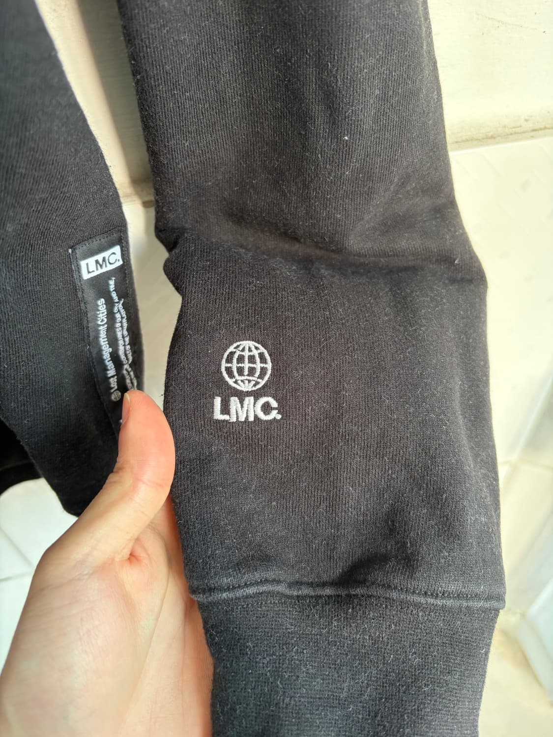 LMC 블랙 LOST 로고 맨투맨 M 상품이미지6