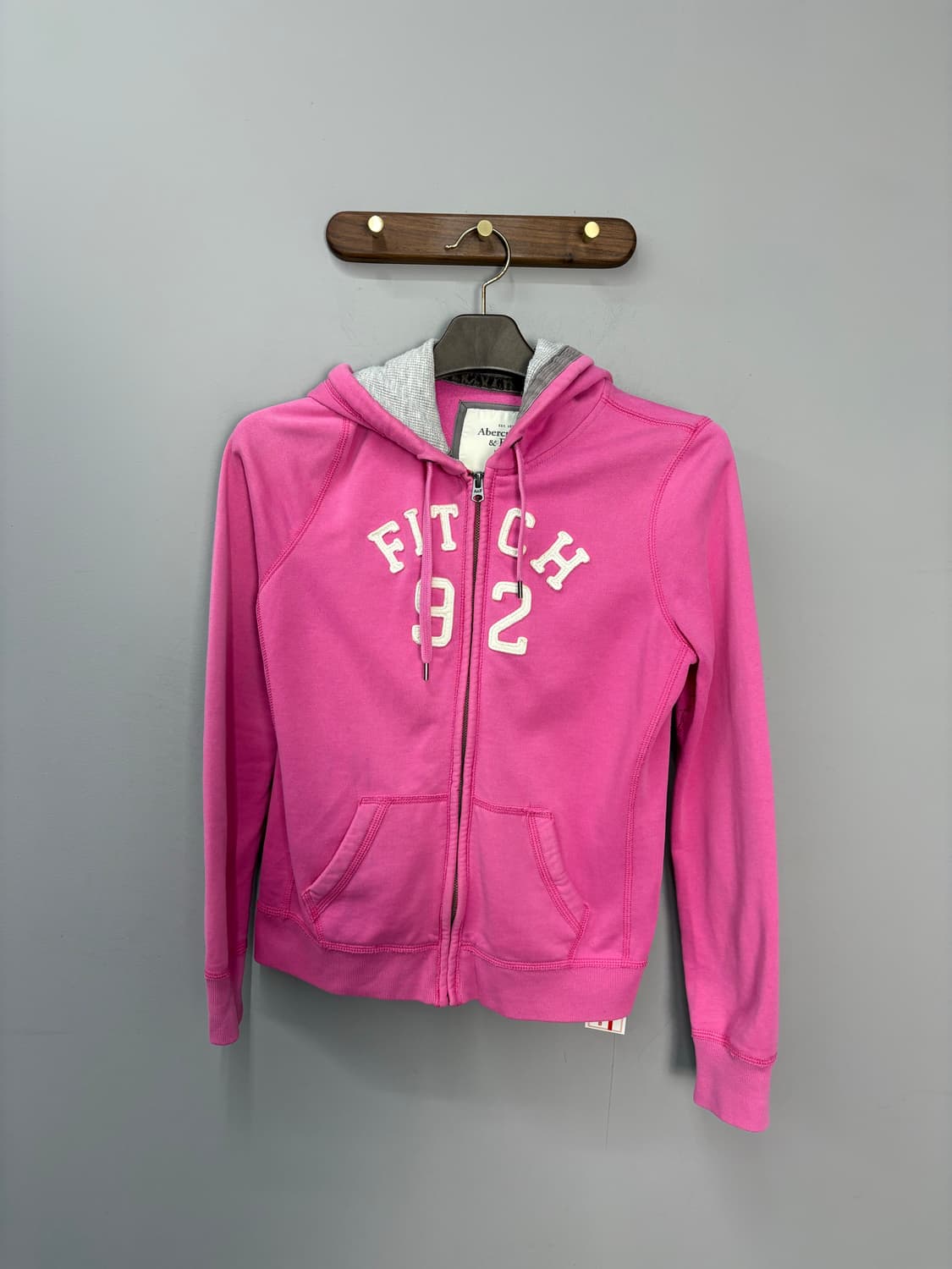 아베크롬비 빅로고 y2k 핑크 후드집업 A2980 상품이미지2