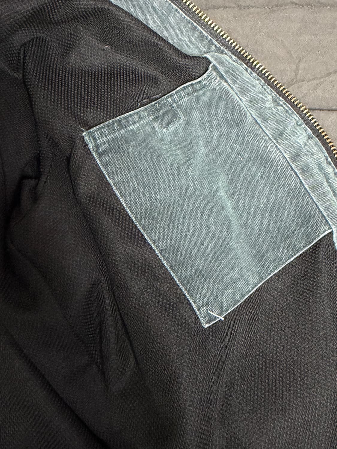 Carhartt j150 htg 후드 워크 자켓 헌터 그린 상품이미지6