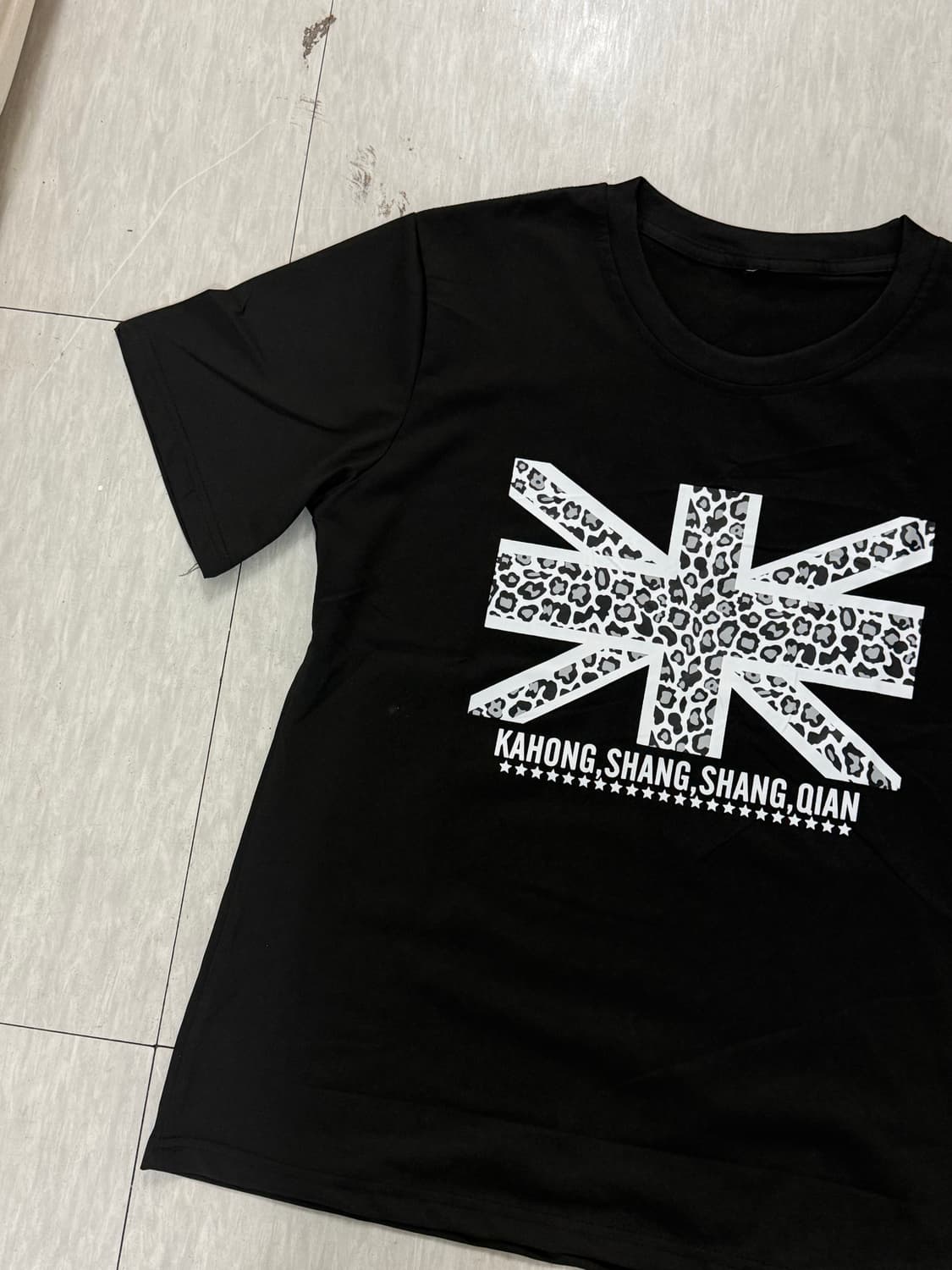 Leopard UK pattern t-shirts  상품이미지3