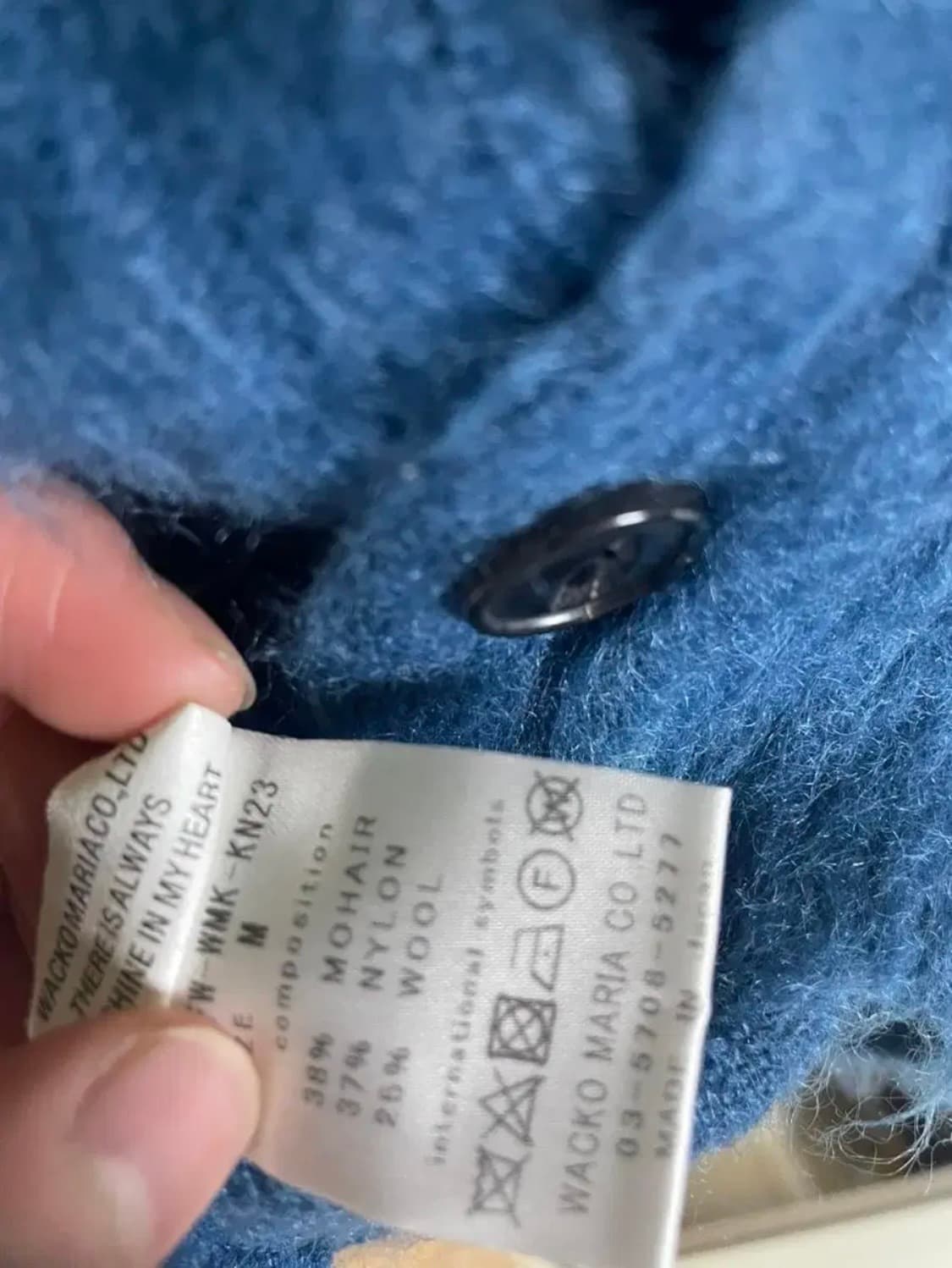 와코마리아 모헤어 가디건 상품이미지4