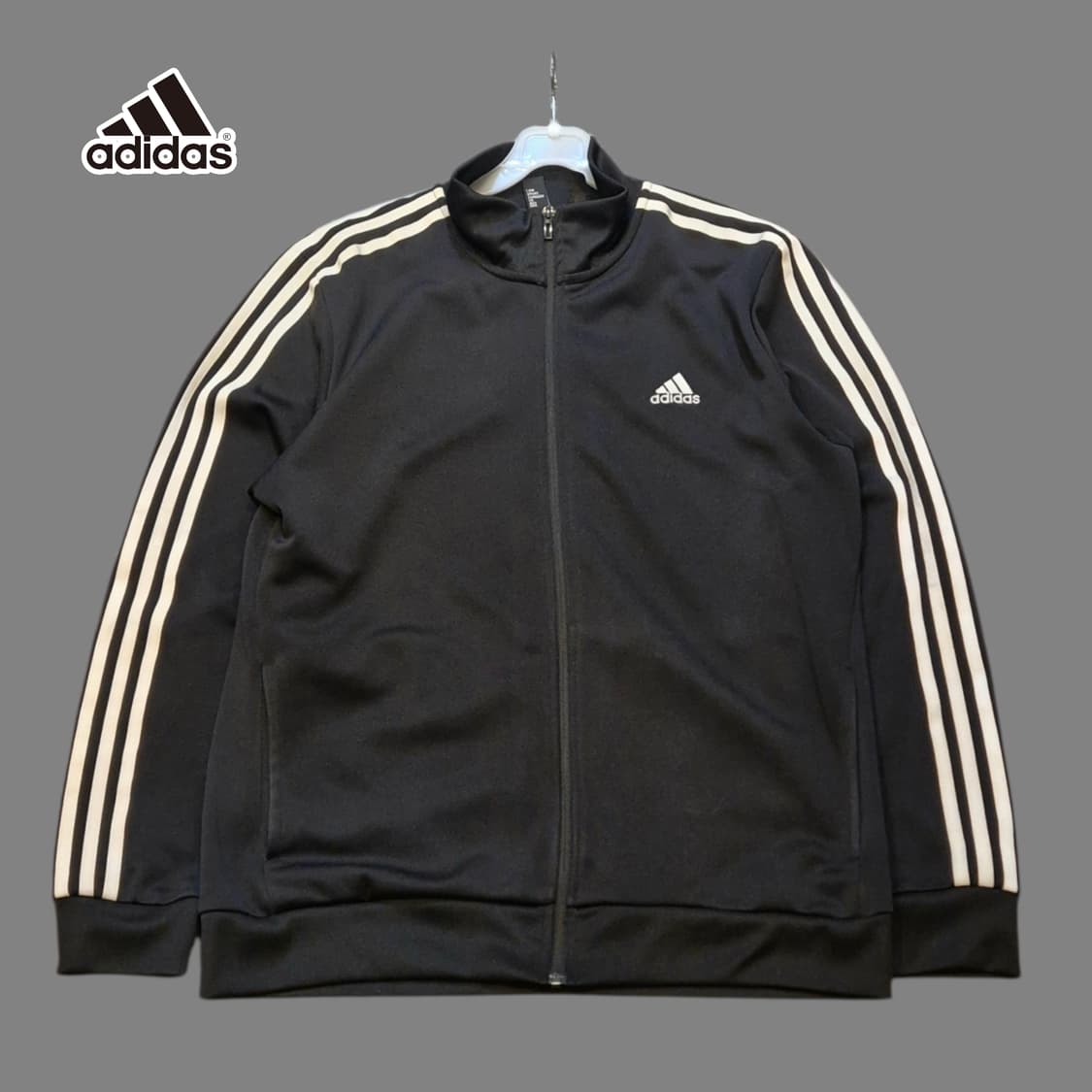 2XL 아디다스 블랙 져지  상품이미지1