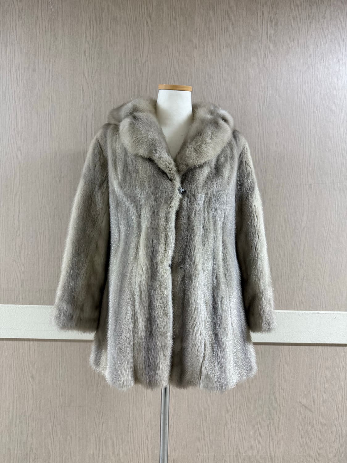 풀스킨 그레이 밍크코트 상품이미지1
