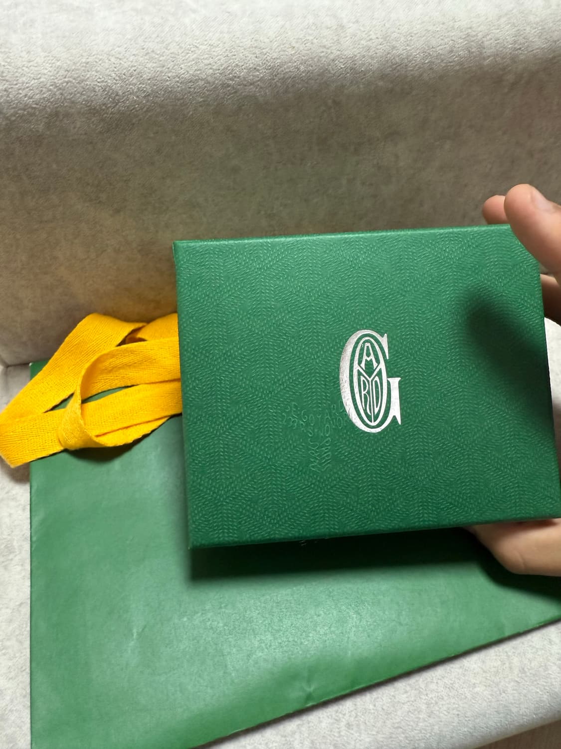 고야드 생쉴피스 그린 풀구성 카드지갑 상품이미지7