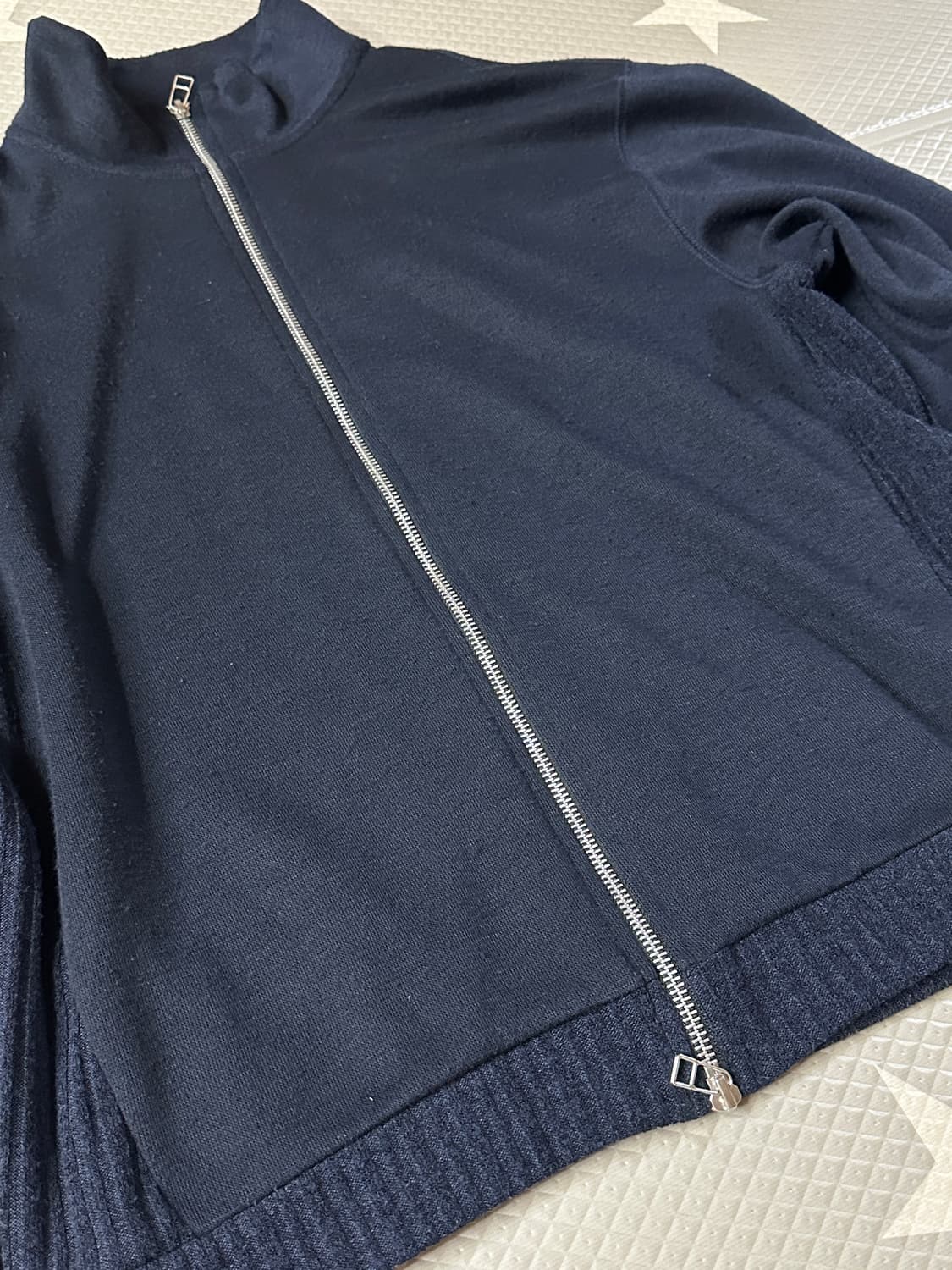 Double Sleeve Track Cardigan Navy 4 상품이미지3