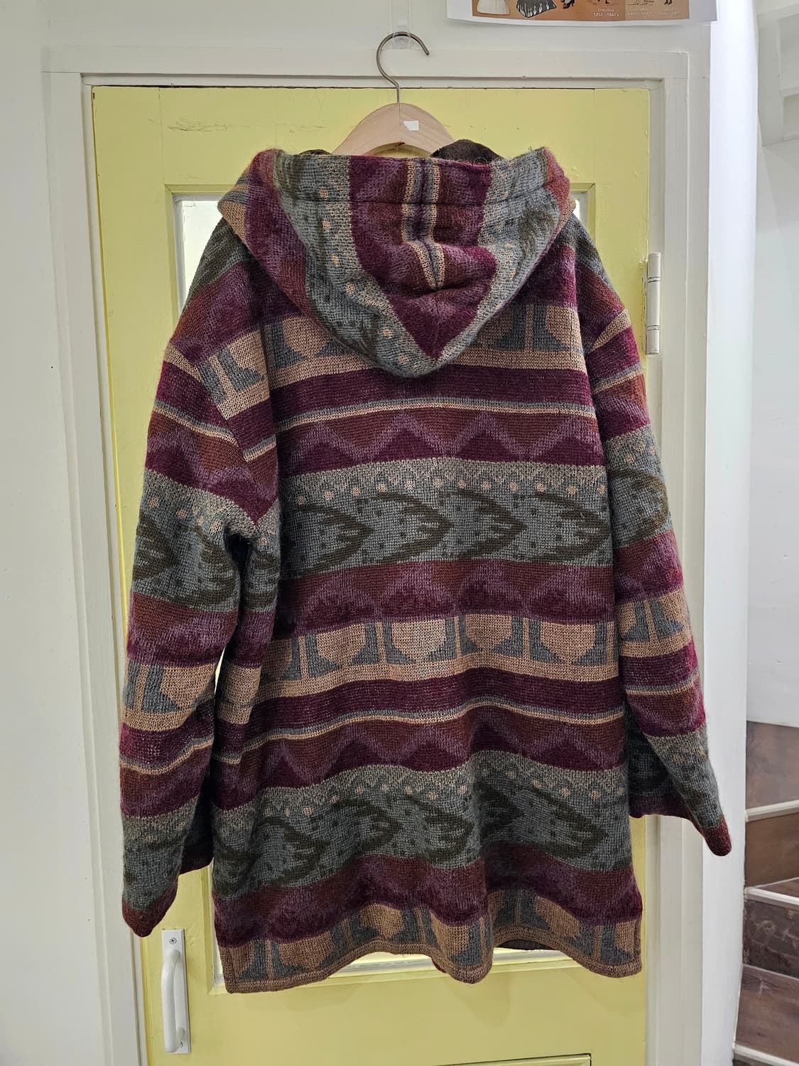 varorav 모헤어st 에스닉 울 떡볶이 아우터 상품이미지9