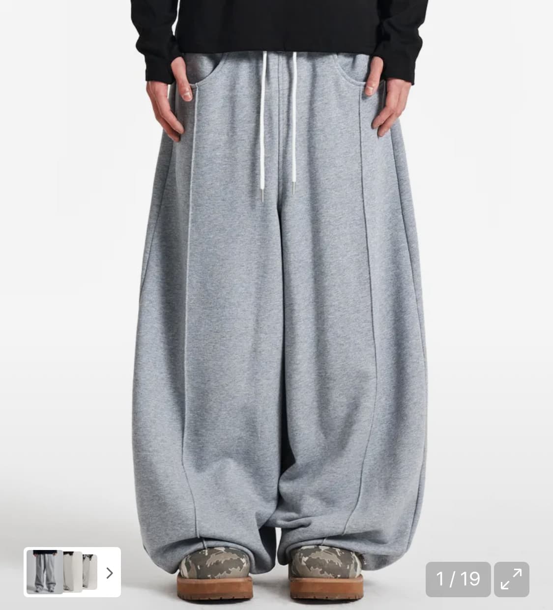 벌룬 스웨트 팬츠 상품이미지1