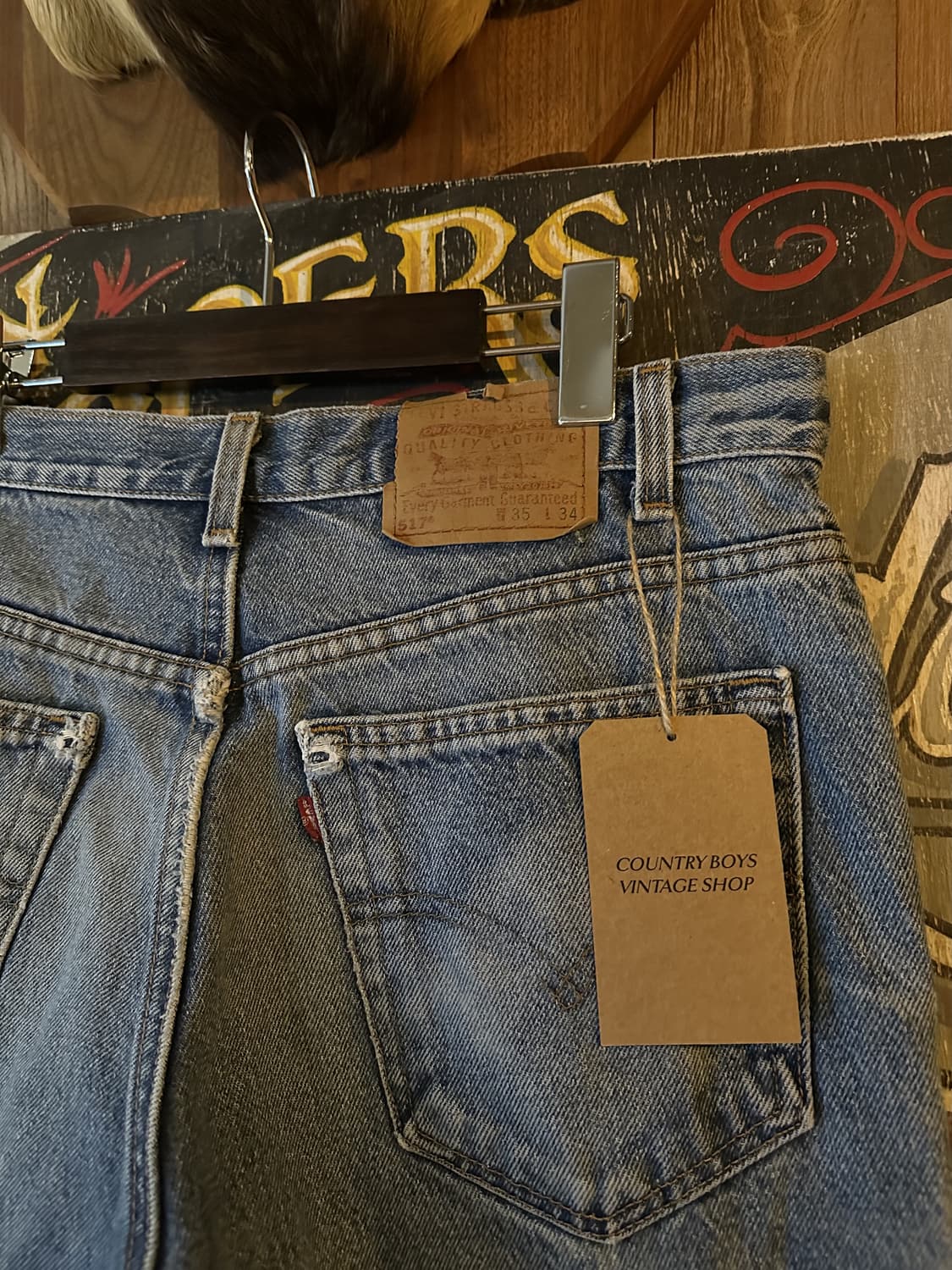 90s USA Vintage Levis 517 Denim Pants 상품이미지9