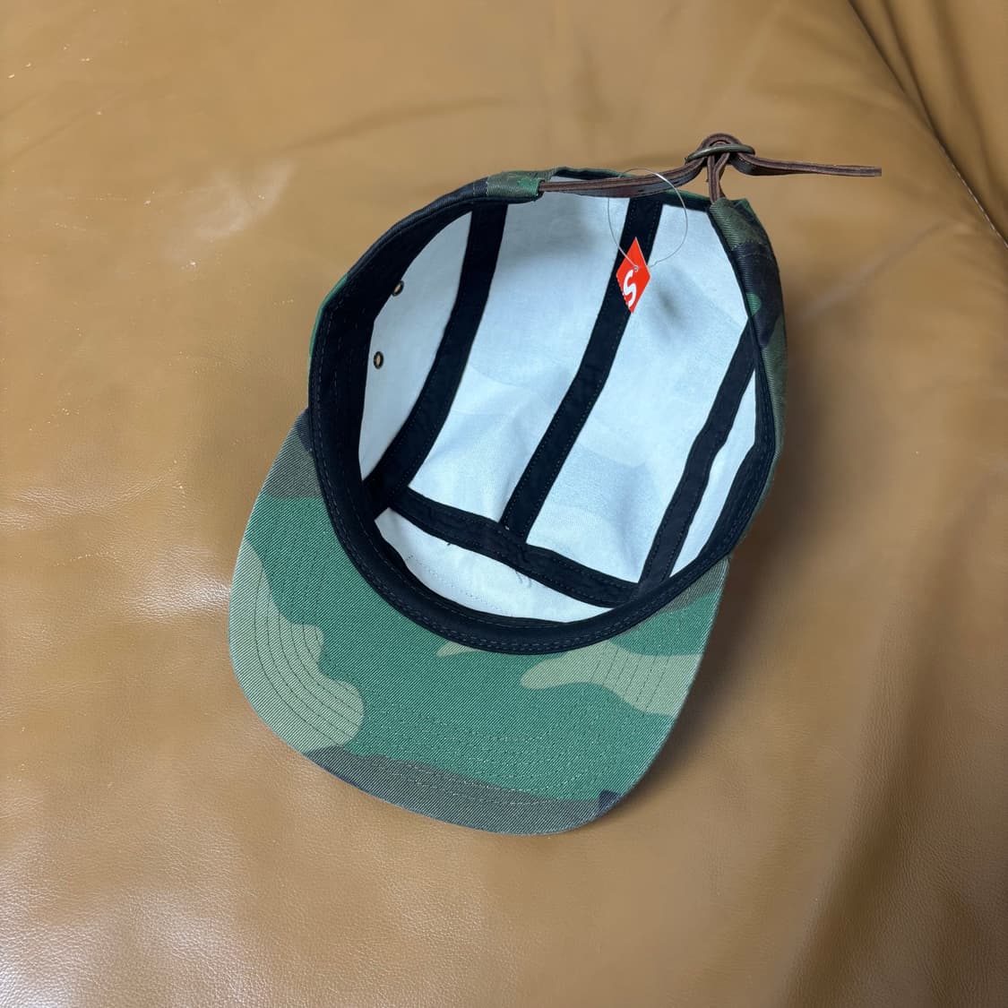 슈프림 캠프캡 모자 박스로고 우드랜드 카모 새제품 상품이미지6