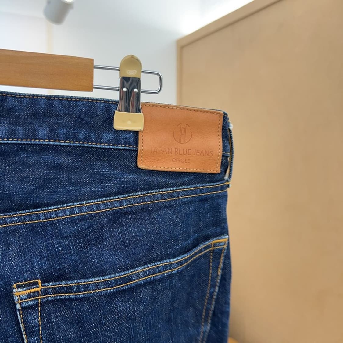 재팬블루 써클 셀비지 데님팬츠 청바지 34인치 C05176  상품이미지4
