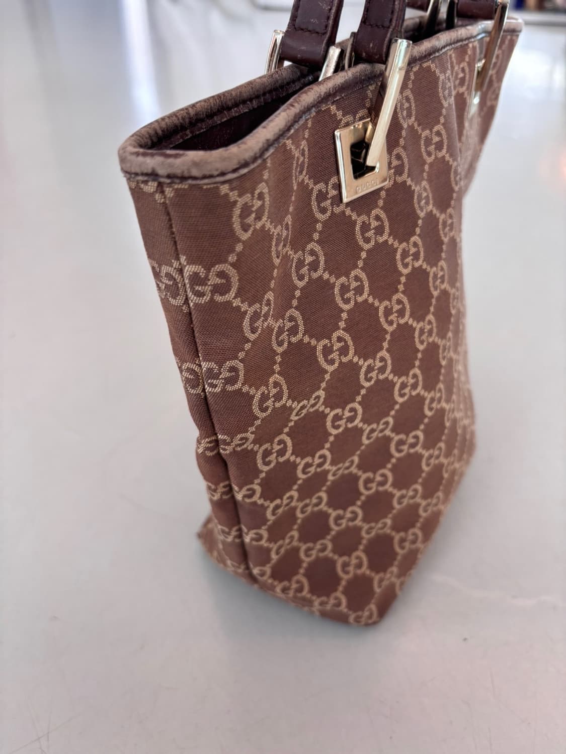 Vintage Gucci Leather Bag 상품이미지5