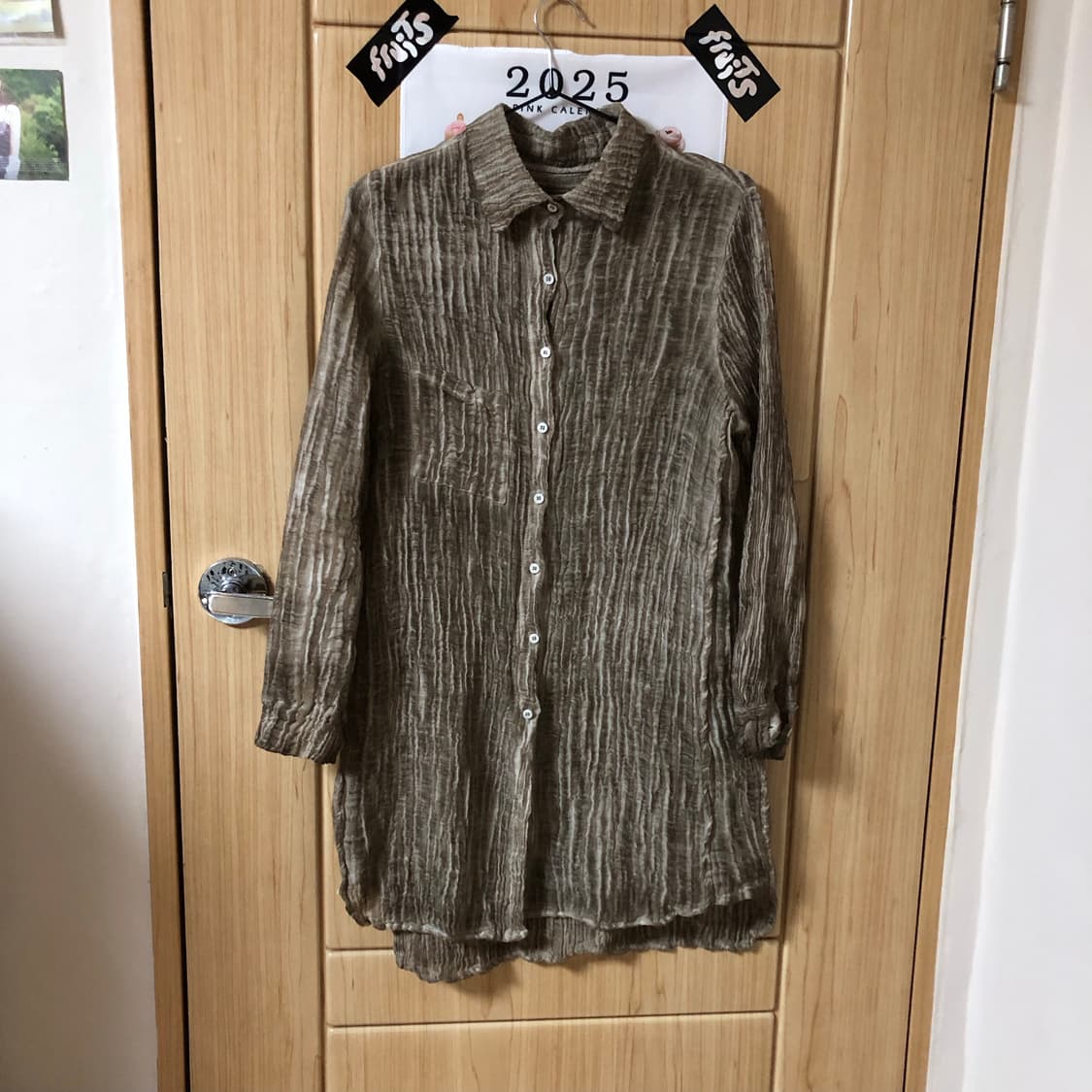 페일에일 셔츠 원피스 🟤  상품이미지1