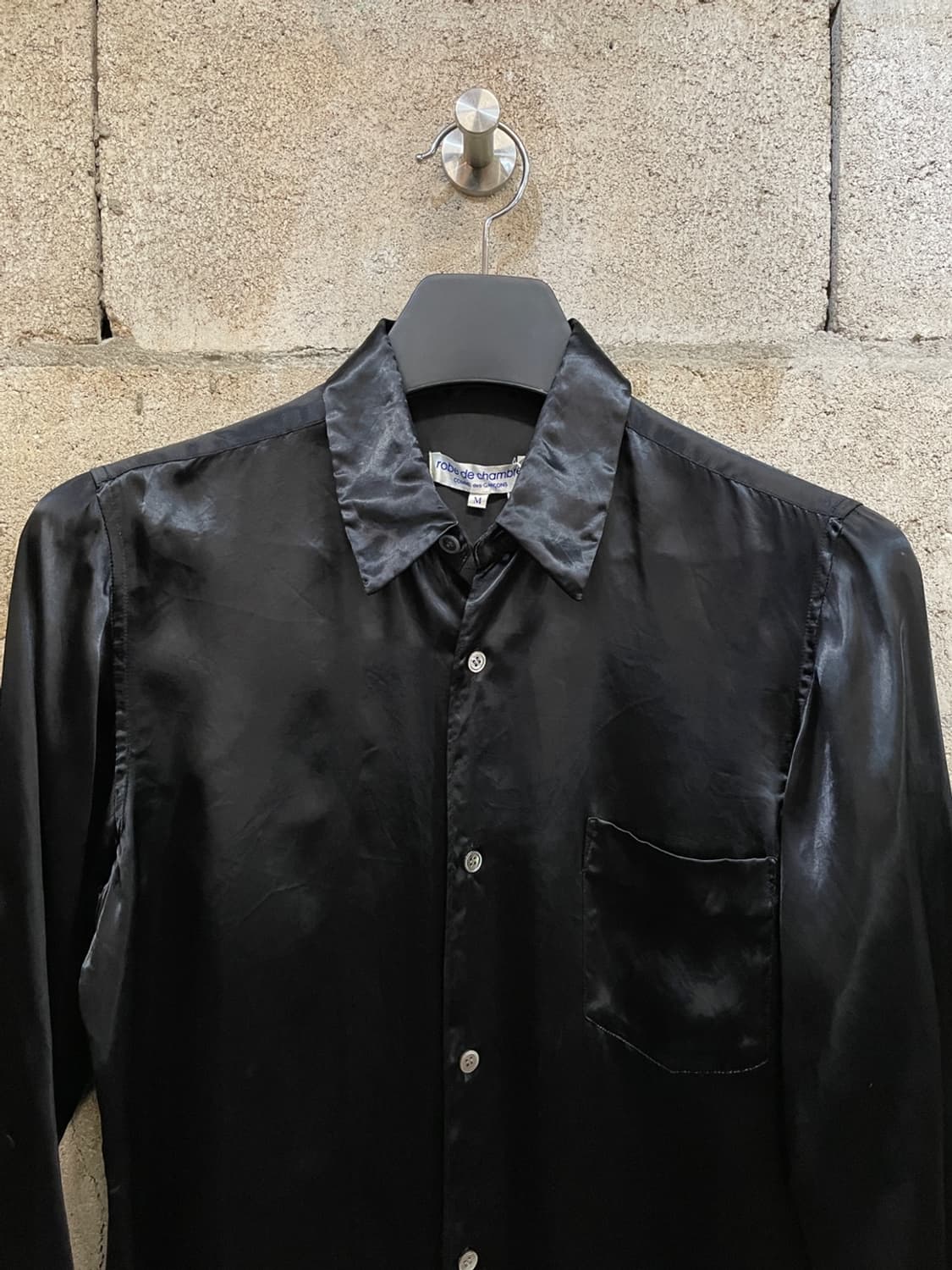 꼼데가르송 로브 드 샴브레 사틴 셔츠 상품이미지2