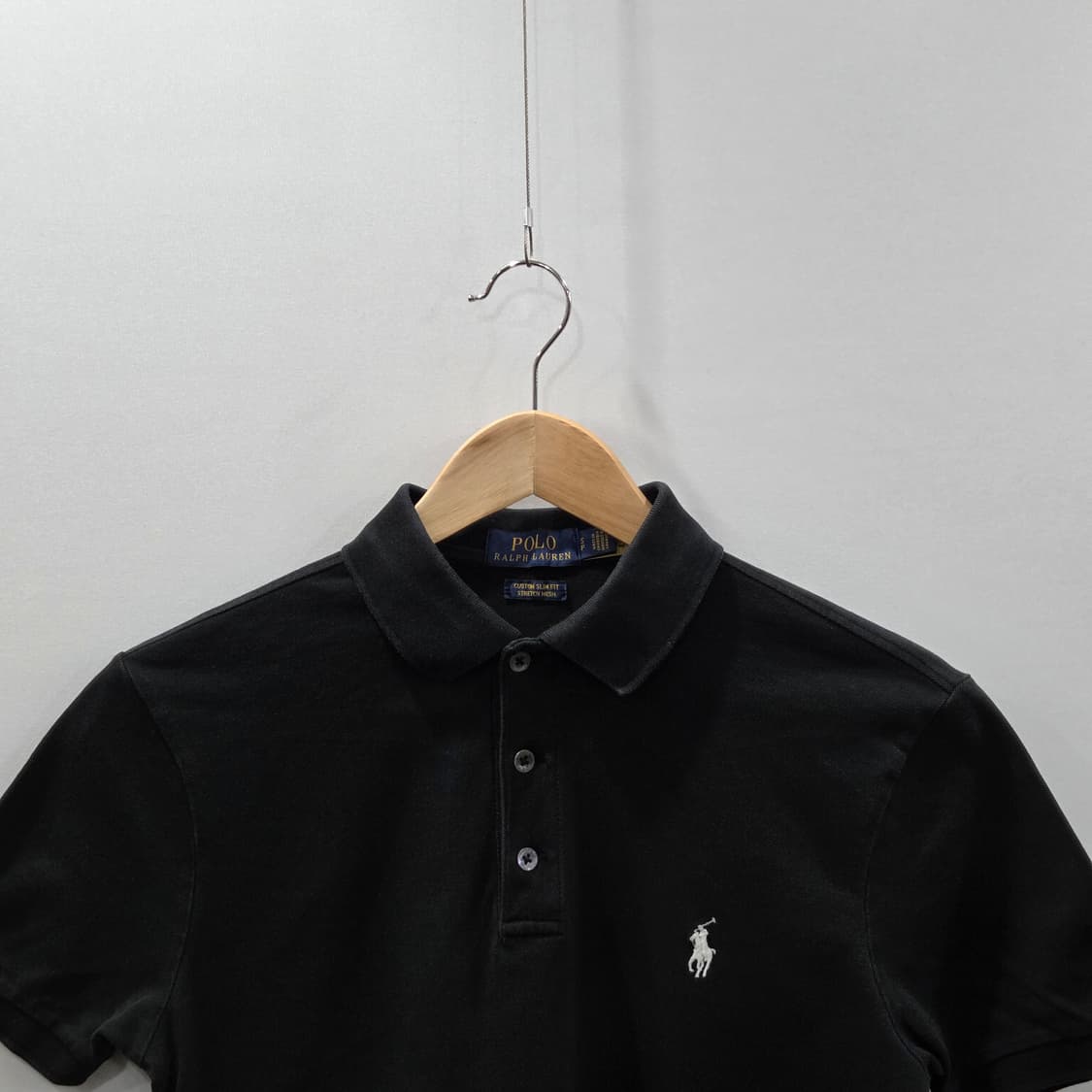 폴로랄프로렌 피케 카라 반팔티 블랙 S 상품이미지2