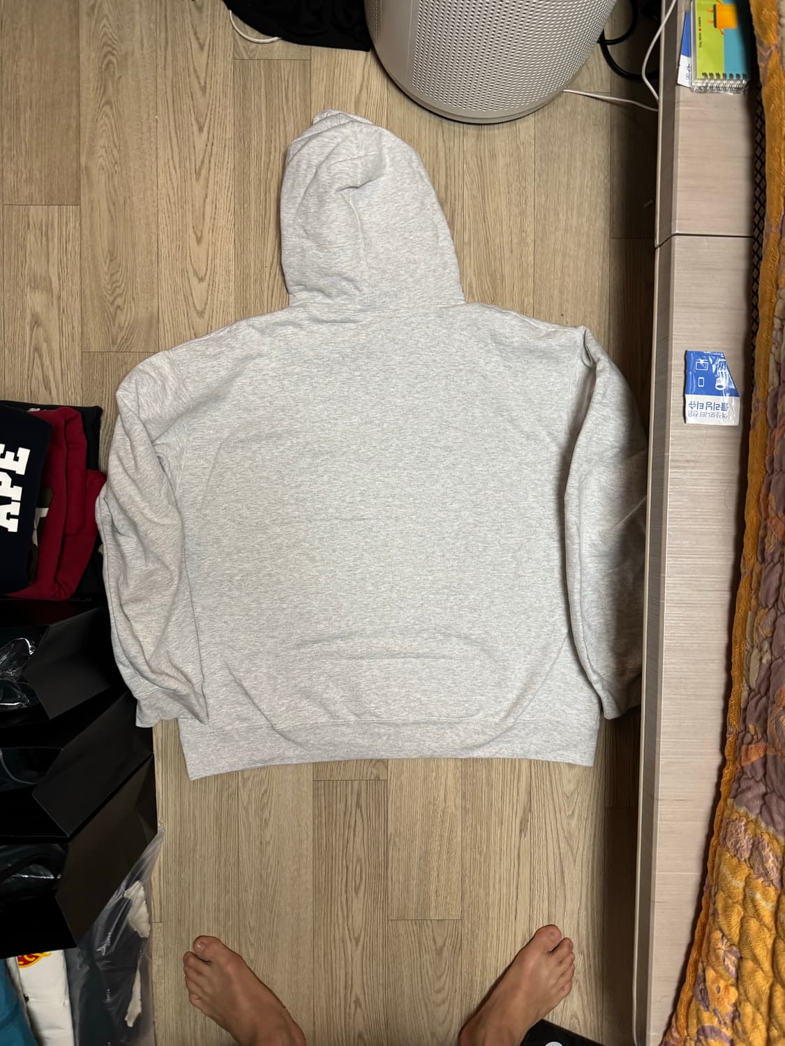 슈프림 23SS 스크립트 후디 애쉬 그레이 상품이미지4