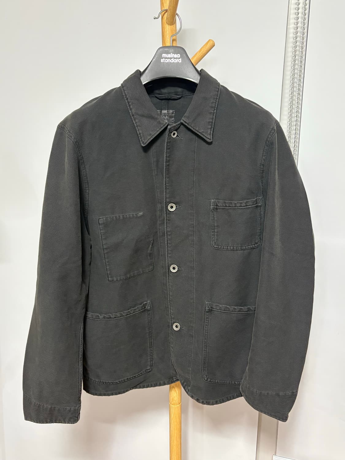 [2] 폴리테루 24fw 초어자켓 차콜 상품이미지1