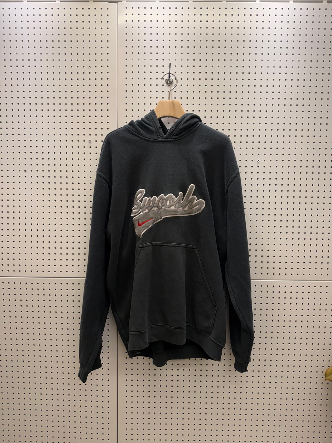 00s 나이키 올드스쿨 빅로고 박시핏 후드 티셔츠  U46 상품이미지2