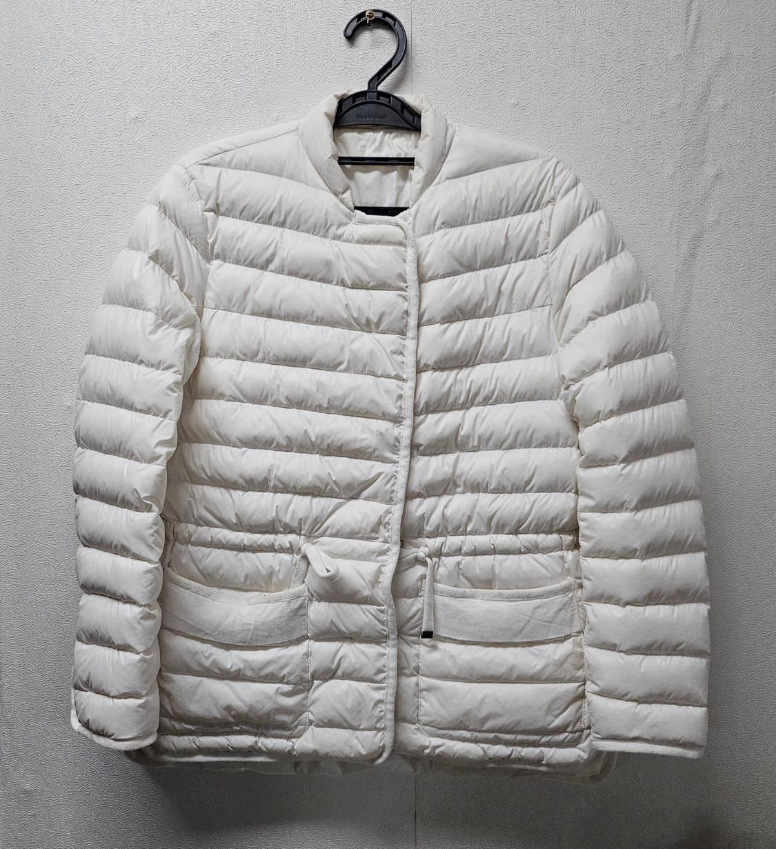 화이트 경량 다운 패딩 자켓  M 상품이미지1