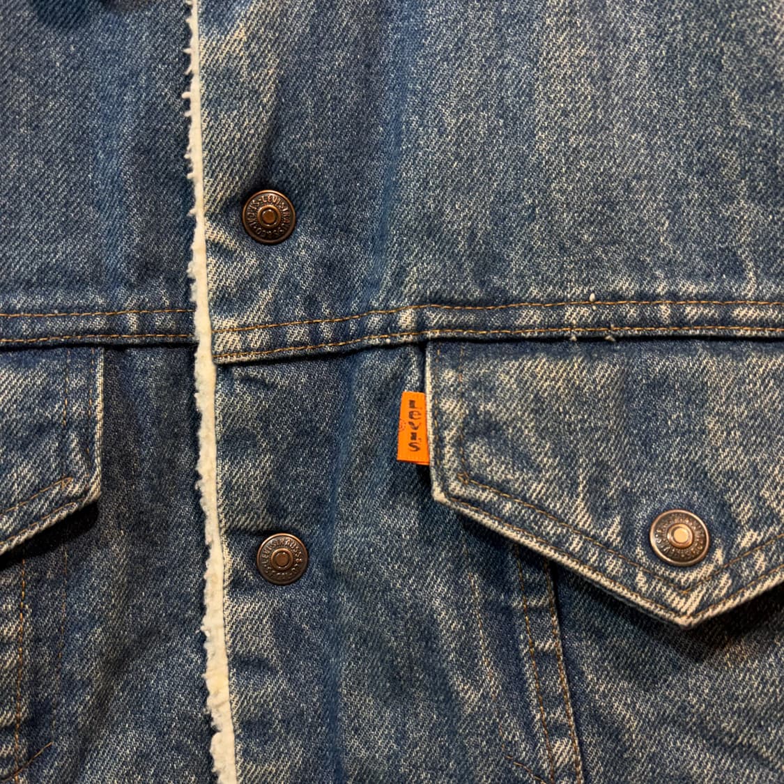 [42] LEVI's 리바이스 USA 데님 쉐르파 자켓 상품이미지2