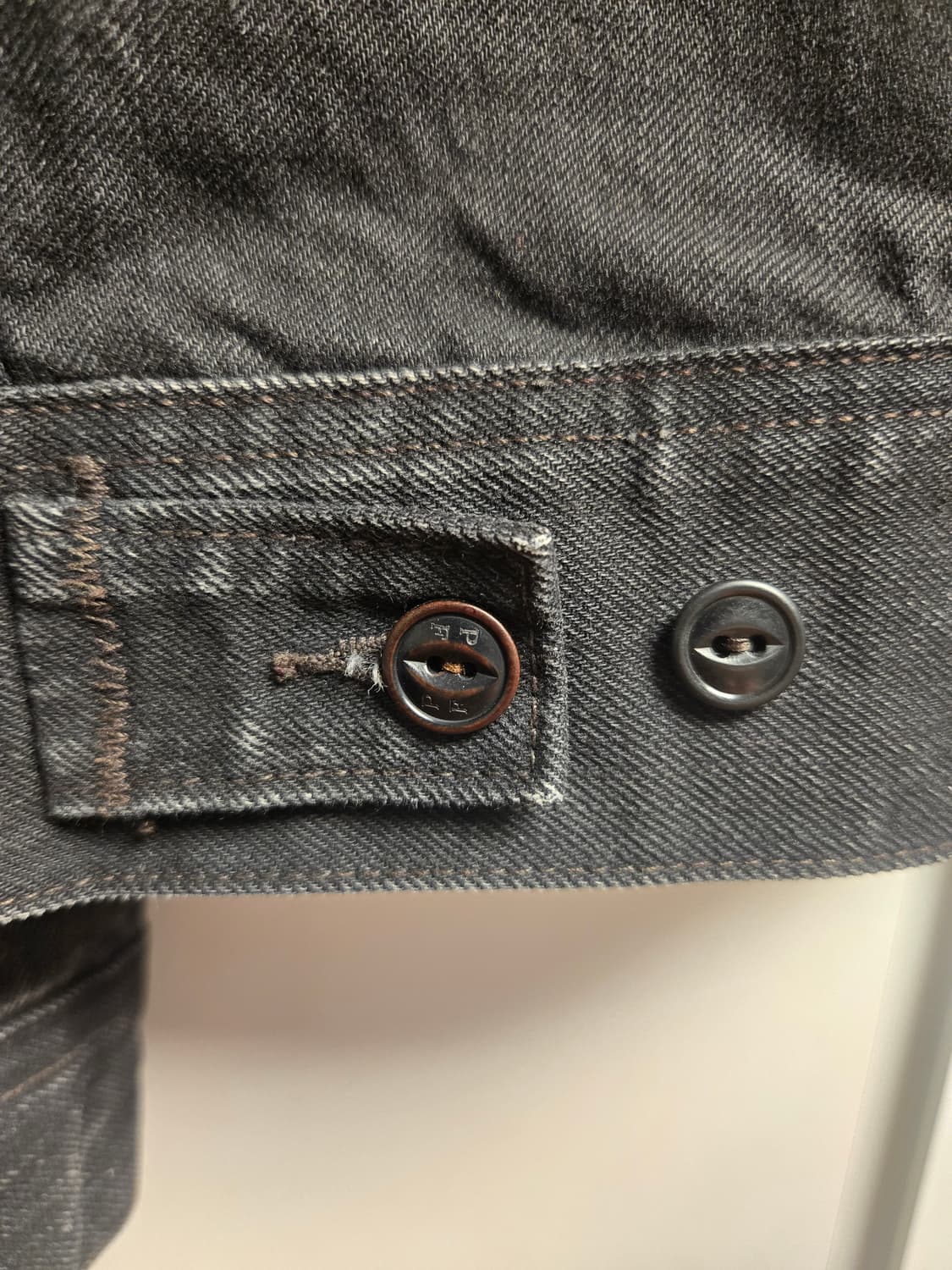 RLL lot271 블랙 데님자켓  M사이즈 상품이미지3