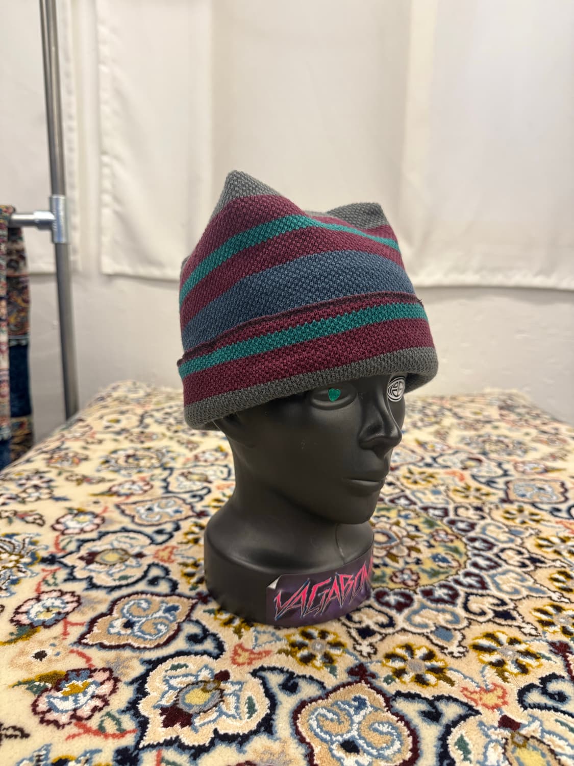 빈티지 스트라이프 뿔비니  상품이미지2